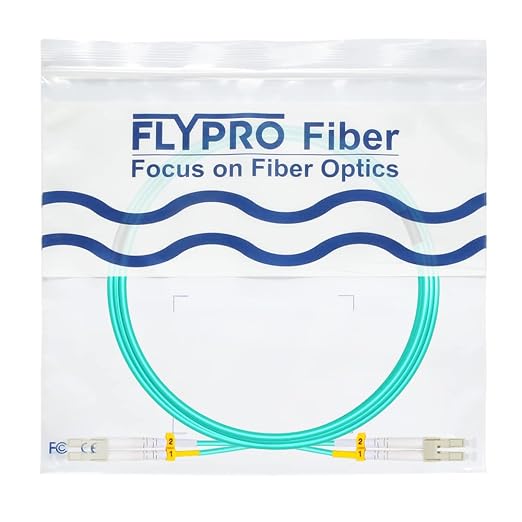 FLYPROFiber- LC to LC Fiber Patch Cable OM3 10M/33ft, Length Options: 0.2m-200m - Image 6