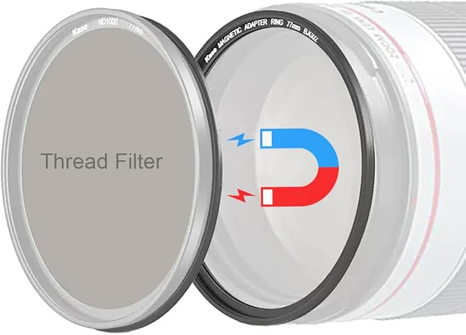 Kase 67mm Magnetic Lens and Filter Adapter Ring Kit by KaseFilter