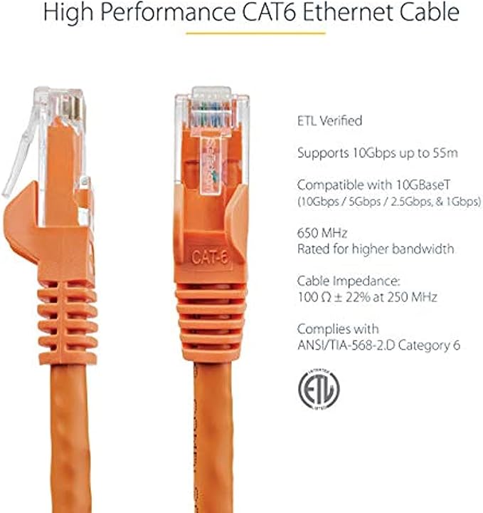 StarTech.com 9ft CAT6 Ethernet Cable - Image 2