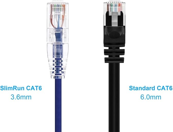 Monoprice Cat6 14ft Purple Component Level Patch Cable UTP 28AWG 550MHz Pure - Image 2