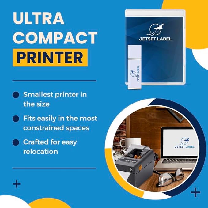 Zebra ZD410 Direct Thermal Label Printer | USB & Ethernet Connectivity | 2 Inch Print Width | ZD41022-D01E00EZ