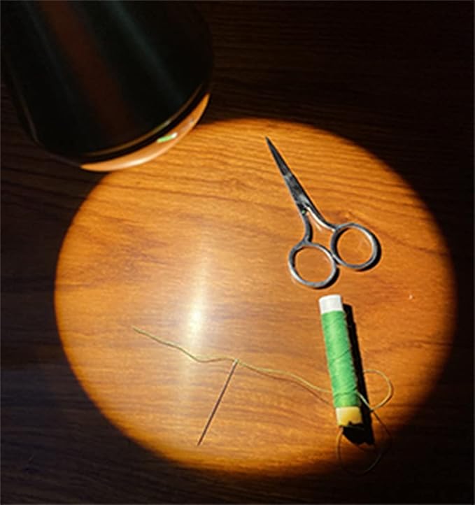 HomeFocus Desk Lamp,Bedside Table Lamp,Dimmable Task Light,Flexible Gooseneck Lamp,3-Touch Brightness & Eye-Caring Reading Light,LED Desk Lamp for Home,College Dorm,Reading,Metal,(Gold).