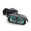 2-in-1 Auto Car LCD Meter Digital Voltage Water Temperature Fuel Gauge by ZHSYMX