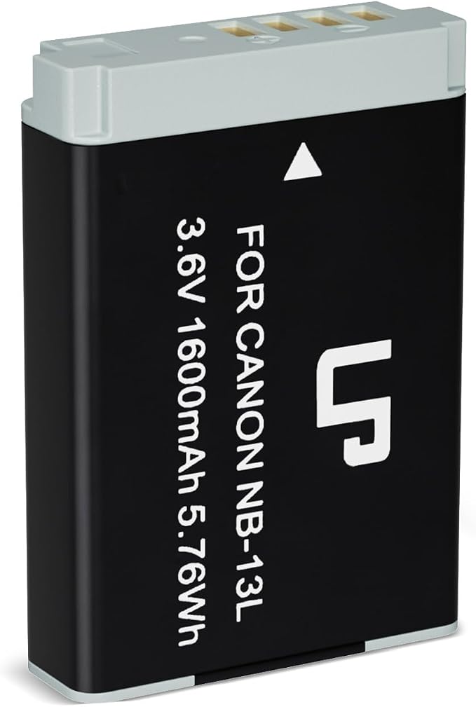 LP NB-13L Battery, 1600mAh Replacement Battery Compatible by LP