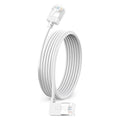 Flexible Cat 6 Ethernet Cable 90° Right Angled 25 Feet, Ultra Thin & Slim Rj45 by DUTEVOLNS
