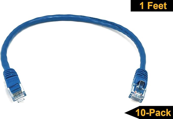 iMBAPrice 25'Cat5e Network Ethernet Patch Cable, 10 Pack - Image 2