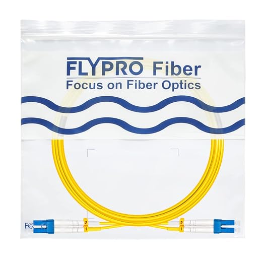 FLYPROFiber- 100M/328ft OS2 Fiber Patch Cable LC to LC, Length Options: - Image 7