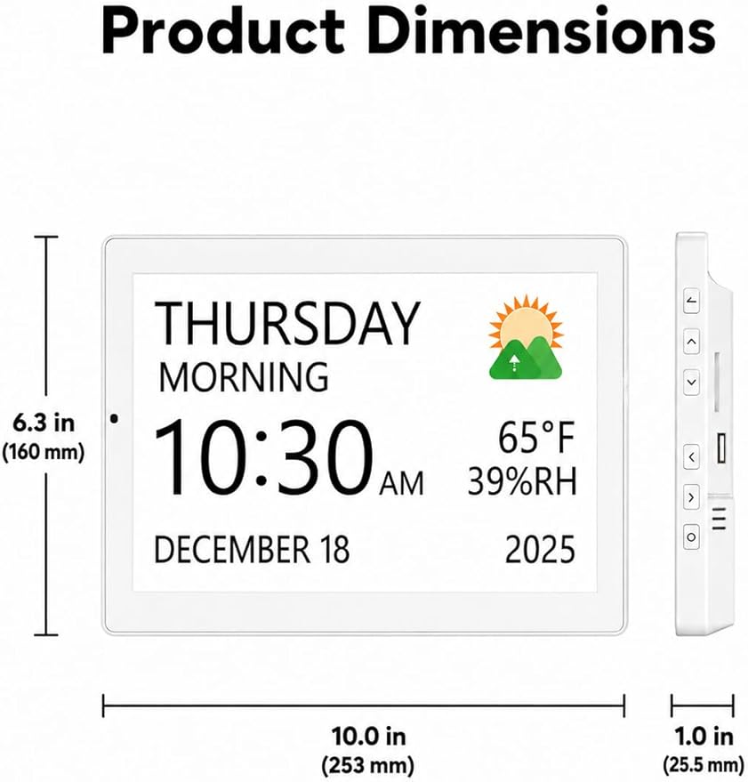Mesqool 10.1" Large Digital Clock - Image 9