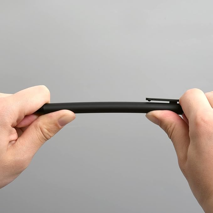 Kaco PURE Black Gel Pens, 20 Pieces 0.5 mm Fine Point Aesthetic Pens Quick Drying Smooth Writing Stationery Office Supplies (20 Black Ink)