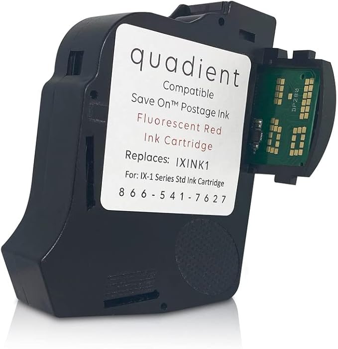 Save On Postage Ink IXINK1 Compatible Quadient Std Ink Cartridge for iX-1 Series