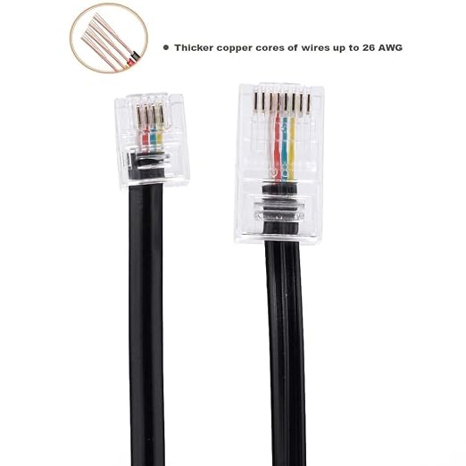 3.3FT-3Pack RJ45 to RJ11 Adapter - Image 2