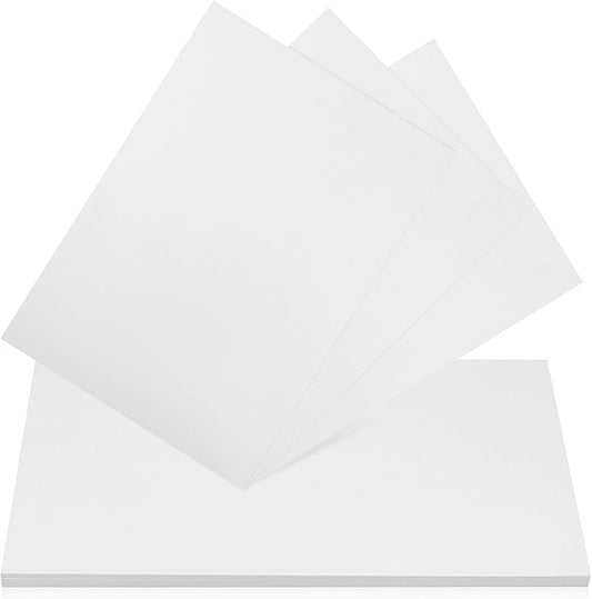 50 Sheets White Cardstock Paper 8.5 X 11 Inch, 180g a4 Printer Paper for Diy Crafts, Scrapbooking, Invitations, Decorations