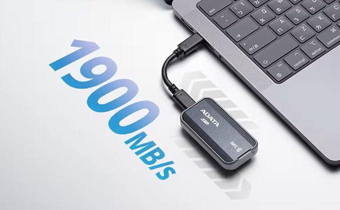 ADATA Urban TAPSAFE 1TB External SSD, Tap Safe, Transfer Fast. - Image 6