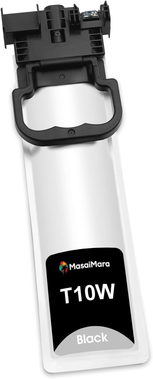 MasaiMara Remanufactured T10W T10W100 Black Compatible Ink Cartridge Replacement for WF-C5390 WF-C5890 WFC5390 WFC5890 Color Printers (1-Pack)