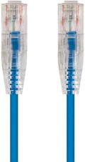 Monoprice Cat6 6in Blue Component Level Patch Cable UTP 28AWG 550MHz Pure Bare by Monoprice