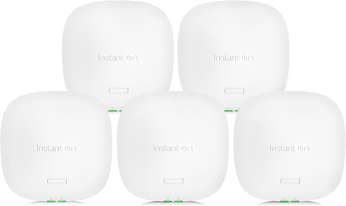 HPE Networking Instant On Access Point AP25 4x4 WiFi 6 Indoor Wireless Access by HewlettPackardEnterprise