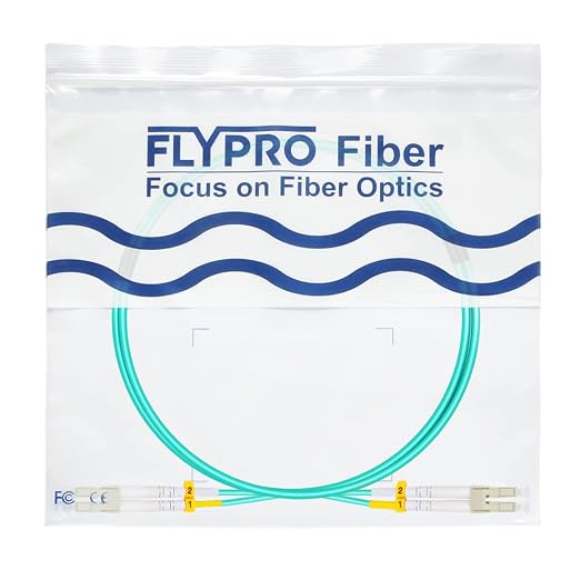 FLYPROFiber- LC to LC Fiber Patch Cable OM3 0.2M, Length Options: 0.2m-200m - Image 8