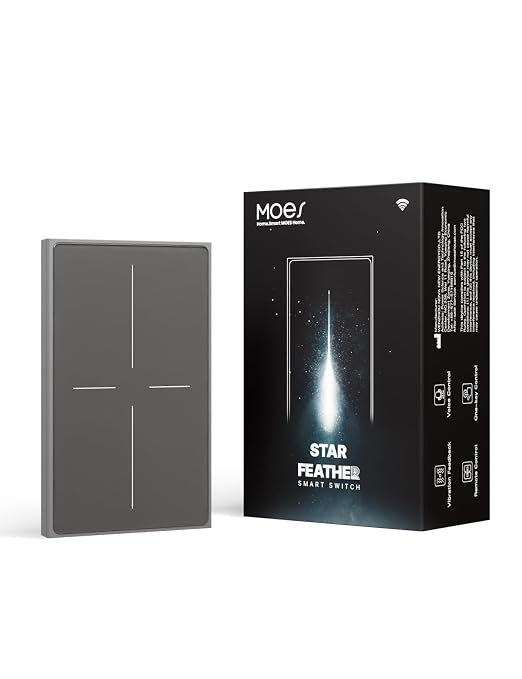 MOES Full Touch Smart Switch, ZigBee SF Wall Light Switch, Neutral Wire Required - Image 8