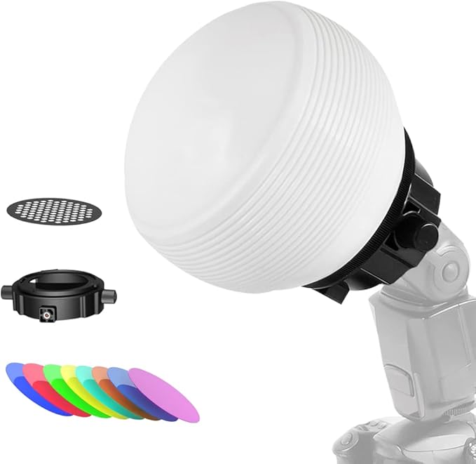Photography Lighting Flash Diffuser Set, LENSGO Professional Flash Kit Flash by LENSGO