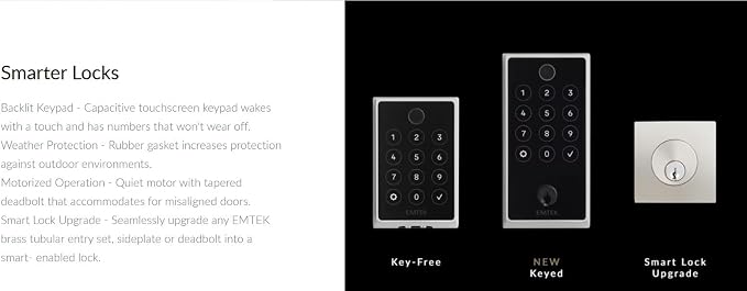 Emtek EMP21211US26 Empowered 2 Electronic Touchscreen/Fingerprint Key Free - Image 4
