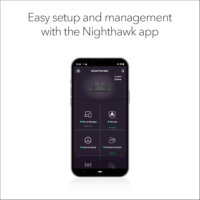 NETGEAR Nighthawk WiFi 6 Router – Router Only, AX3000 3 Gbps Wireless Speed – - Image 5
