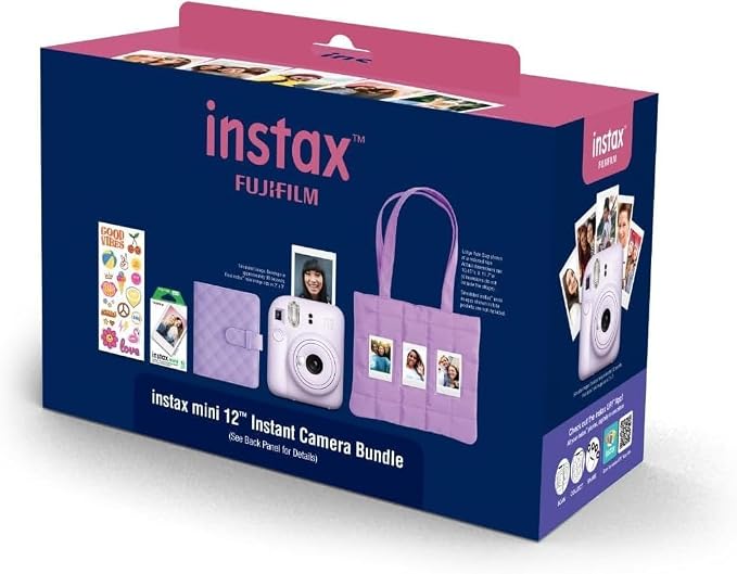 Fujifilm INSTAX MINI 12 Blue Bundle 2025, Lilac Purple) - Image 2