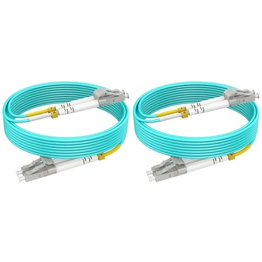 LC to LC OM3 Multimode Fiber Patch Cable, 100ft/30m MM Fiber Optic Cable by RamboCables