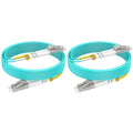200ft OM3 LC to LC Fiber Patch Cables, Options 7in~500ft, 50/125μm 40G LSZH by RamboCables