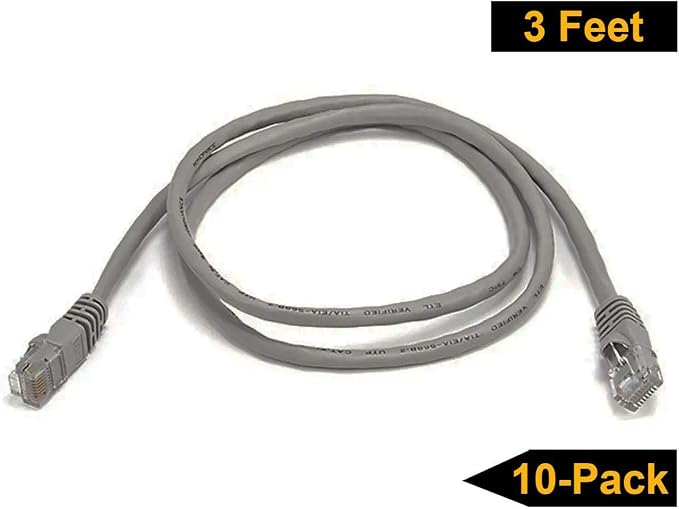 iMBAPrice 10' Cat5e Network Ethernet Patch Cable, 10 Pack - Image 5
