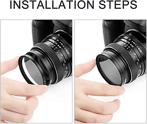 Sedremm Compatible with 58mm Star Filter 3 Pieces Starburst Lens Filter Canon - Image 5