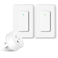 Remote Switch Outlet, Wireless On/Off Light Switches Wall Mounted, TUV List by greencycle