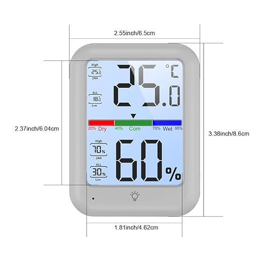 Digital Hygrometer Thermometer - Image 4