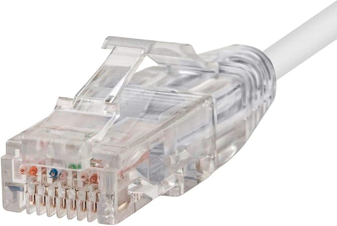 Monoprice Cat6 6in White Component Level Patch Cable UTP 28AWG 550MHz Pure Bare - Image 3
