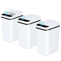 Anborry Bathroom Automatic Trash Can 3 Pack 2.2 Gallon Motion Sensor Touchless by Anborry