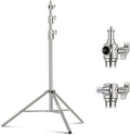 NEEWER 102"/2.6m Stainless Steel Light Stand, Spring Cushioned Heavy Duty by Neewer