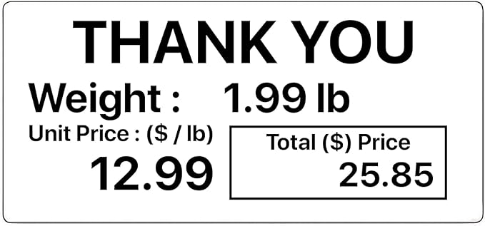 VisionTechShop DLP-50 Label Printer for CAS S2000JR/EC/ED/PB Series, 1 Case of Labels LST-8060