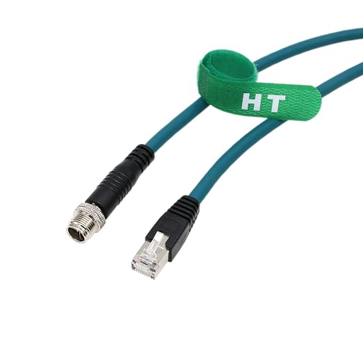 M12 Ethernet 8 Pin X Coded RJ45 CAT7e GigE Cable - Image 6
