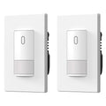 ELEGRP Matte White Single Pole Occupancy Motion Sensor Light Switch, Need by ELEGRP%7CELEGROUP