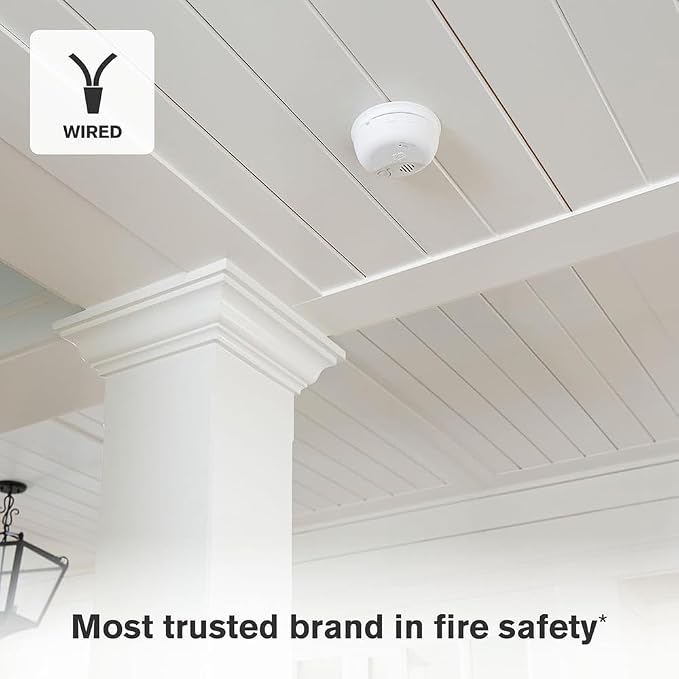 BRK First Alert SMICO100-AC Interconnect Hardwire Combination Smoke & Carbon - Image 4