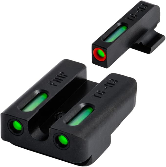 Truglo TFX PRO Handgun Sight, Glowing Shock Proof Tritium and Fiber Optic Night by TruGloInc-Sports