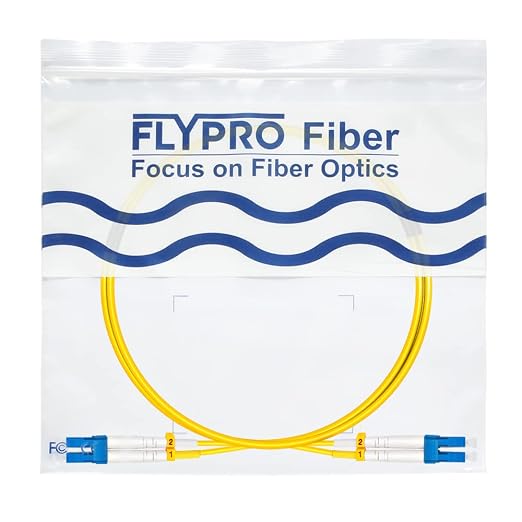 FLYPROFiber- 2M/7ft OS2 LC to LC Fiber Patch Cable, Length Options: 0.2m-300m - Image 7