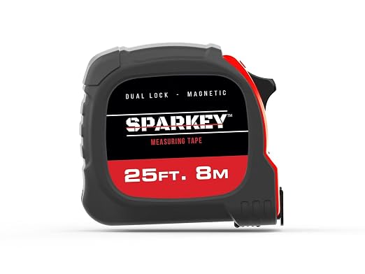 Sparkey 25ft/8M Retractable Tape Measure - Image 7