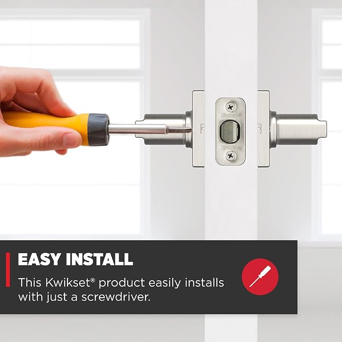 Kwikset Casey Interior Passage Door Handle 2 Pack, Lever - Image 4