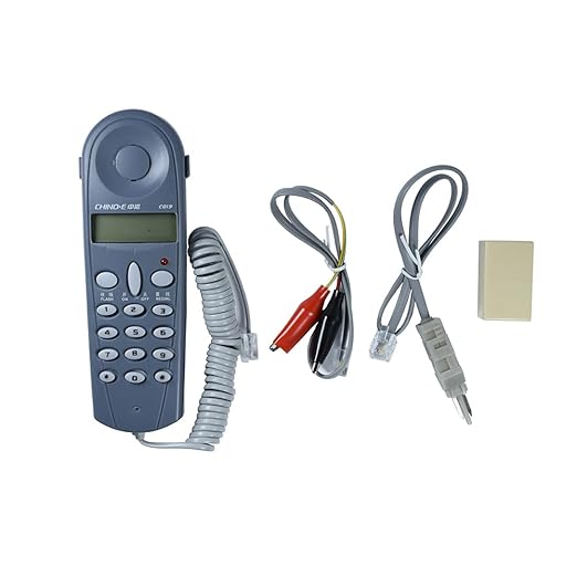 Telephone Phone Line Network Cable Tester Butt Test Tester Lineman Tool Cable - Image 4