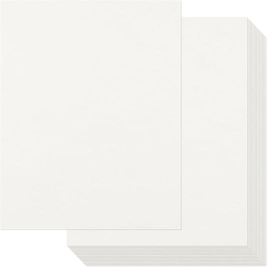 Epakh 200 Sheets Old Age Parchment Paper 8.5 x 11 Inch Standard Letter Vintage Colored Old Parchment Semblance Double Side Printing Paper(White)