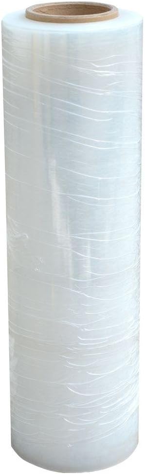 256 Rolls 18" x 1500 Ft Stretch Wrap Heavy Duty, Industrial Strength Shrink Wrap, 55 Gauge High Performance Stretch Film Replaces 80 Gauge Low Films, Clear Hand Stretch Wrap