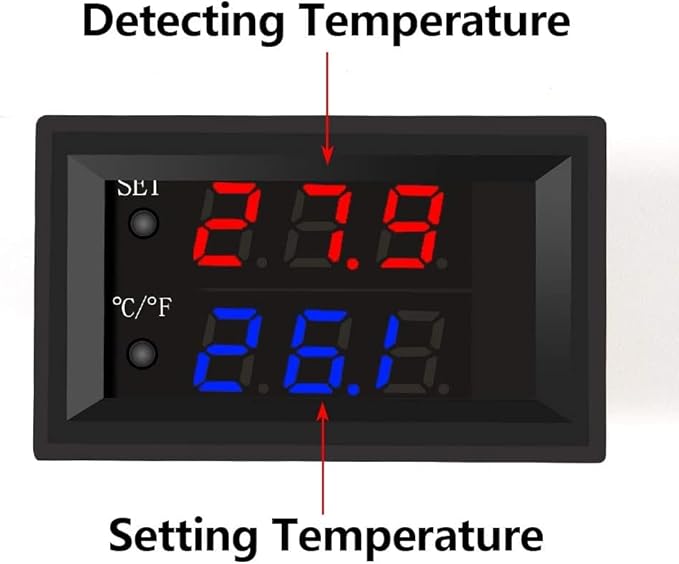 UMLIFE 5PCS 12V Electronic Temperature Controller Programmable -50 to 110 - Image 6