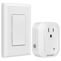 SURAIELEC Wireless Wall Switch Remote Control Outlet, No Wiring Needed by SURAIELEC