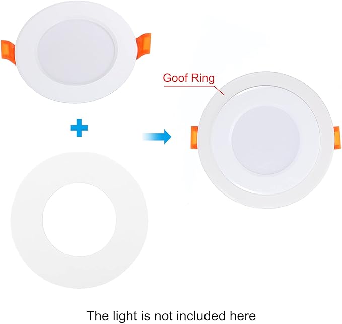 PATIKIL 4.5" ID 6.3" OD Light Trim Ring - Image 6
