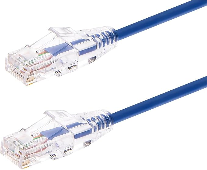 Monoprice Cat6 14ft Blue Component Level Patch Cable UTP 28AWG 550MHz Pure Bare by Monoprice